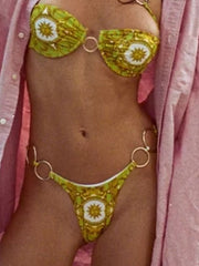 Sun Kissed underwire top with rings