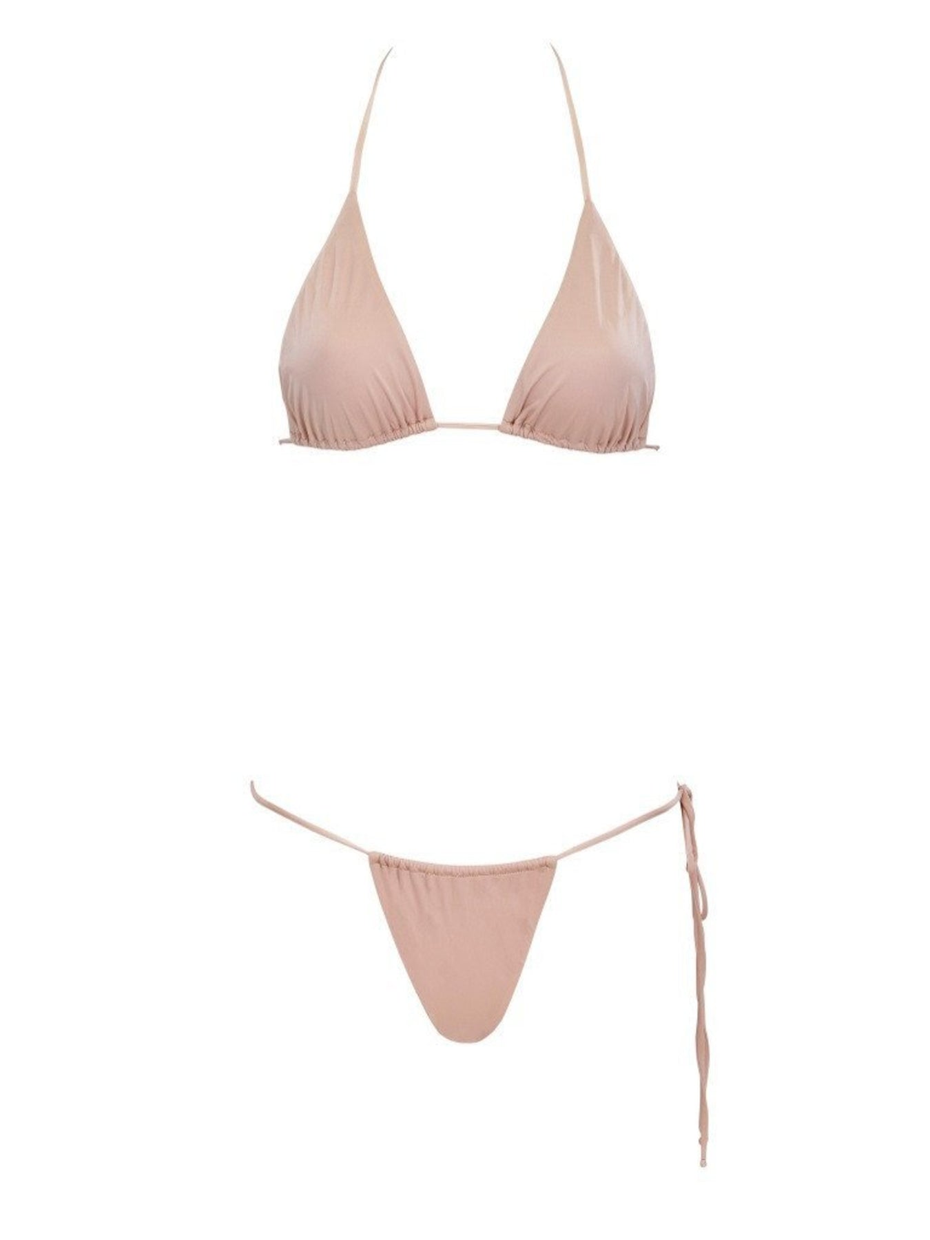 That 90's Vibe String Bikini Bottom – Monica Hansen Beachwear