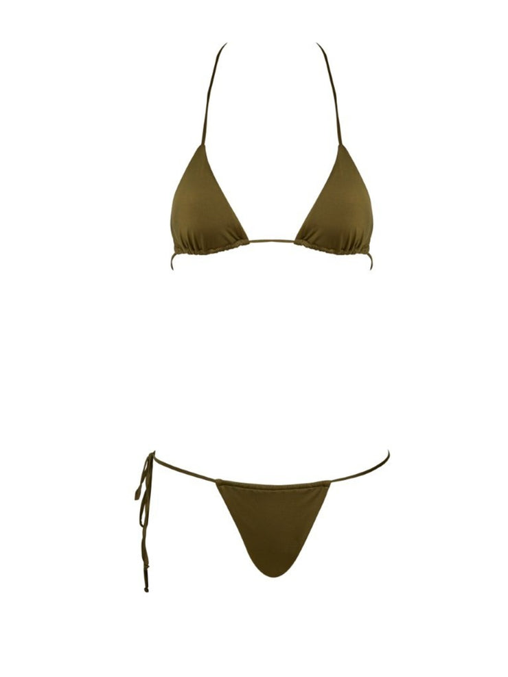 That 90's Vibe String Bikini Bottom - Designer Bathing Suit Bottoms | Monica Hansen Beachwear