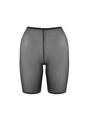 Stardust Mesh Bicycle Shorts with Crystal Edge