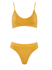 That Sporty Vibe High Waist Full Bottom - High Fashion Bikini Bottoms | Monica Hansen Beachwear
