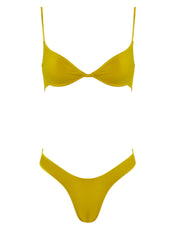 Start Me Up Underwire Demi Bra Bikini Top-top-Monica Hansen Beachwear-Olive-XS-Monica Hansen Beachwear