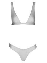 Babe Watch Deep "U" Halter Top - Designer Bathing Suit Tops | Monica Hansen Beachwear