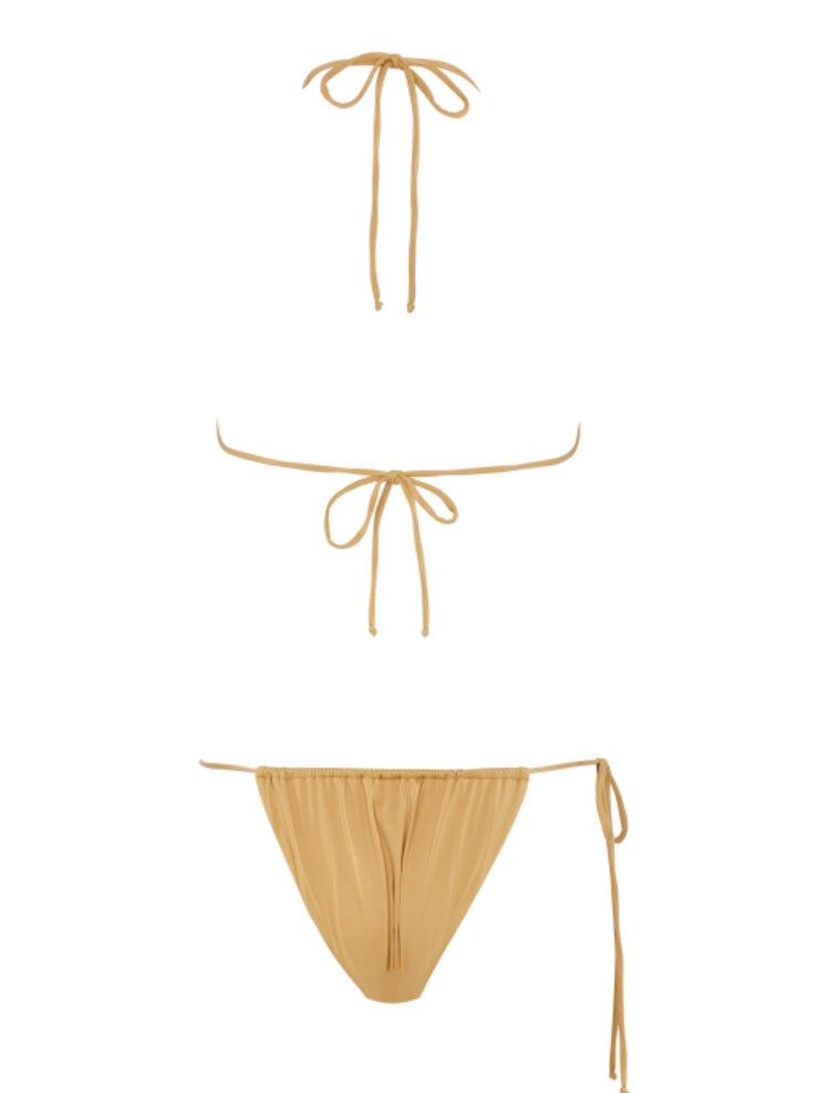 That 90's Vibe String Bikini Bottom - - High End Bikini Bottoms | Monica Hansen Beachwear