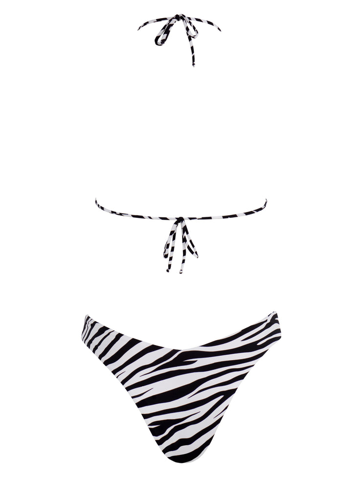 Wild Stripes Tube top with tie in front
