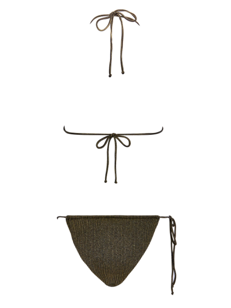 St. Tropez Padded Triangle Bikini Top - - Luxury Bathing Suit Tops | Monica Hansen Beachwear