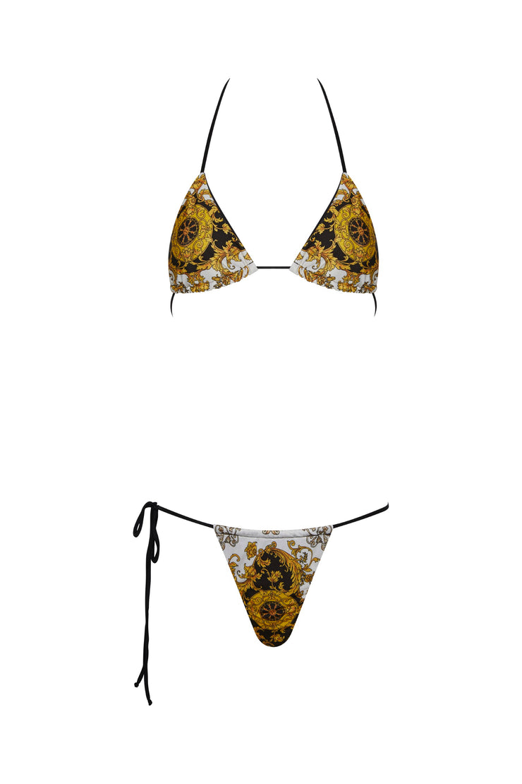 Capri Black String Bikini Bottom – Monica Hansen Beachwear