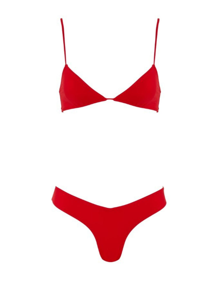 That 90's Vibe Demi Bra Bikini Top – Monica Hansen Beachwear
