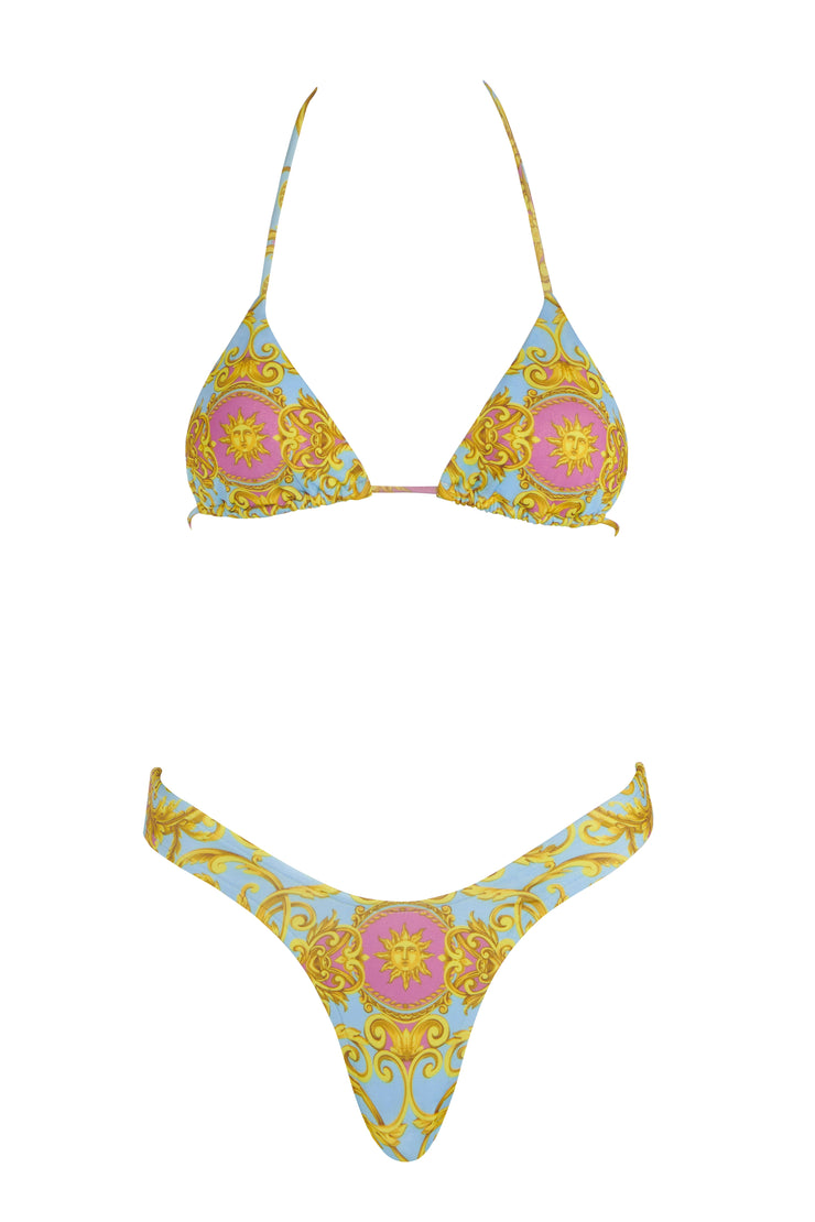 Sun Kissed Padded Triangle Bikini Top – Monica Hansen Beachwear