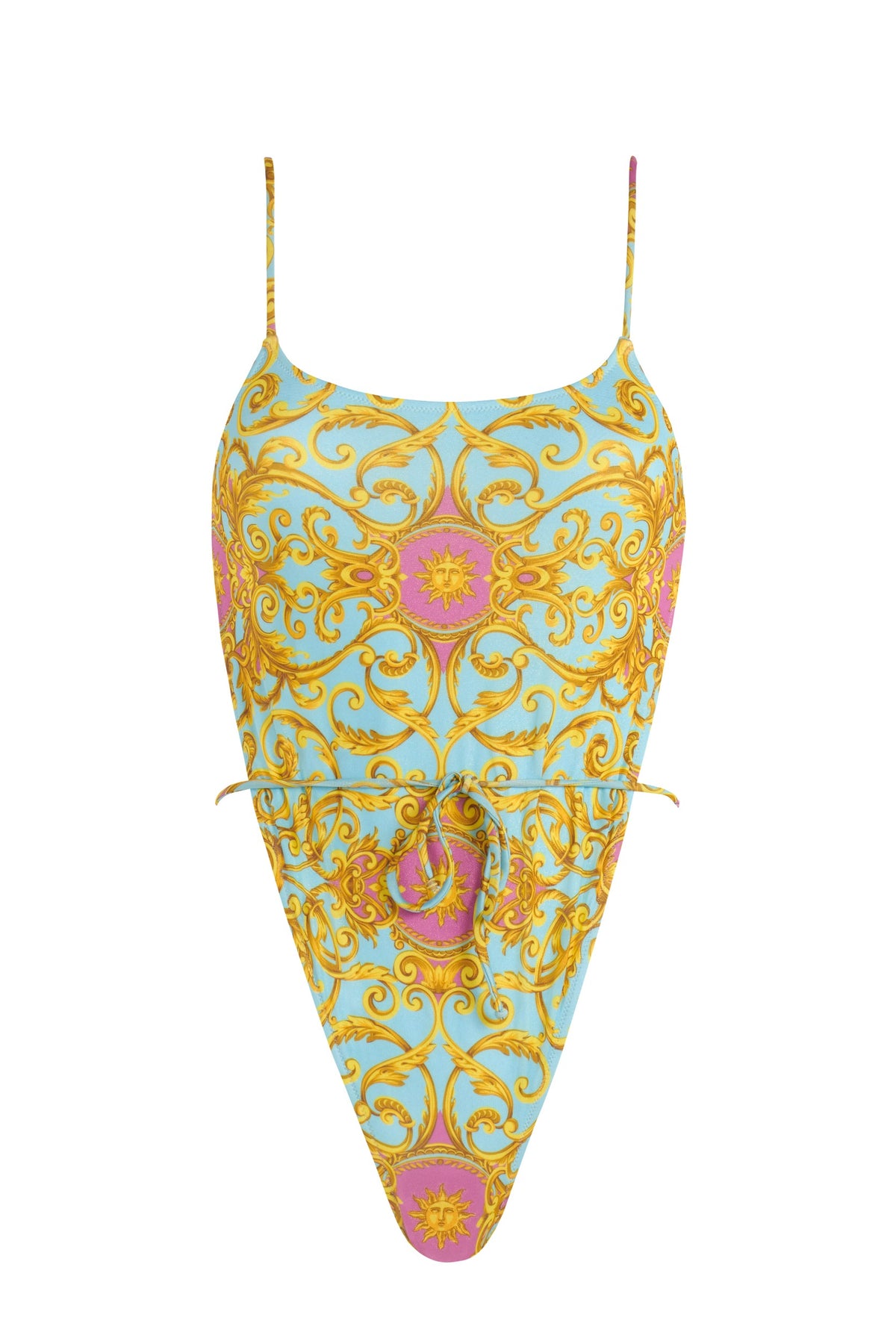 Sun Kissed Spaghetti Strap One Piece Swimsuit – Monica Hansen Beachwear