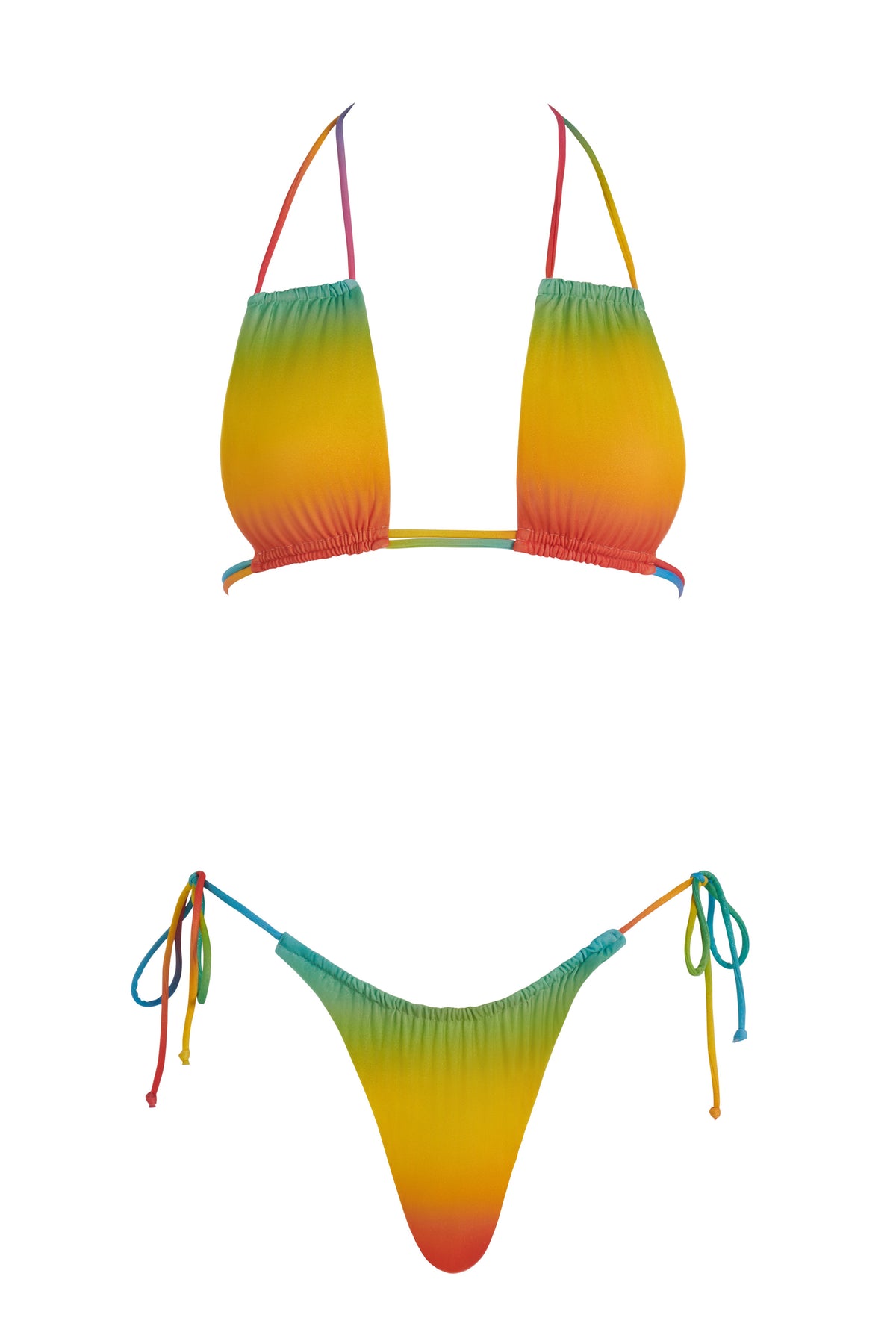 Paradise City High Cut String Bikini Bottom – Monica Hansen Beachwear