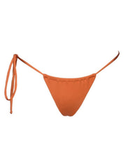 California Dreaming String Bottom - Orange - High End Bikini Bottoms | Monica Hansen Beachwear