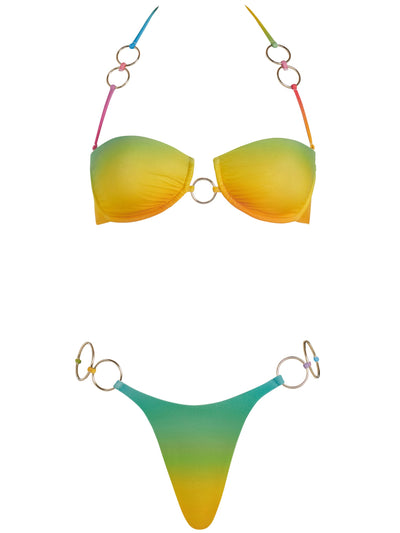 New Sexy Low Waisted Calzedonia Bikini 2022 Air Bra & Panties With
