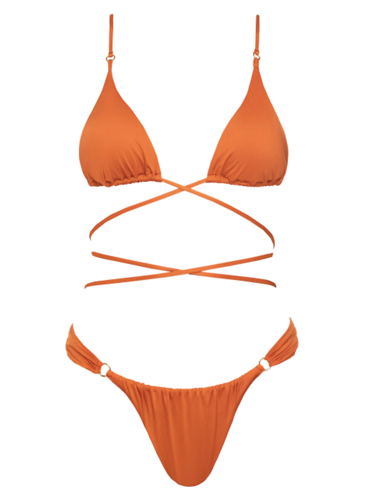 Wrap-Around Bandeau Bikini Top