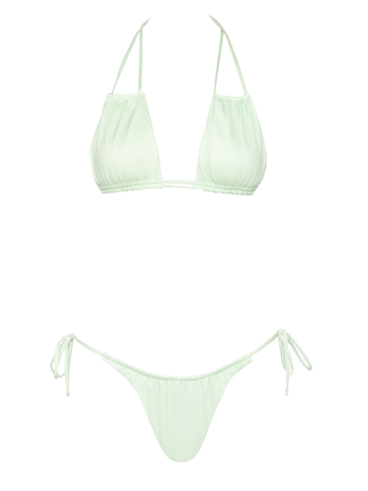 Miami Vice High Cut String Bottom - Luxury Swimsuit Bottoms | Monica Hansen Beachwear