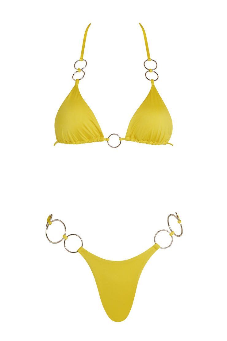 Icon Simple Swimsuit Top with Metal Ring – Monica Hansen Beachwear